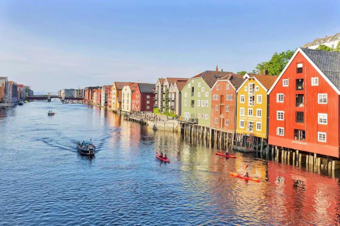 5 Mins To City Center In Bright & Cozy Stay Trondheim Bagian luar foto